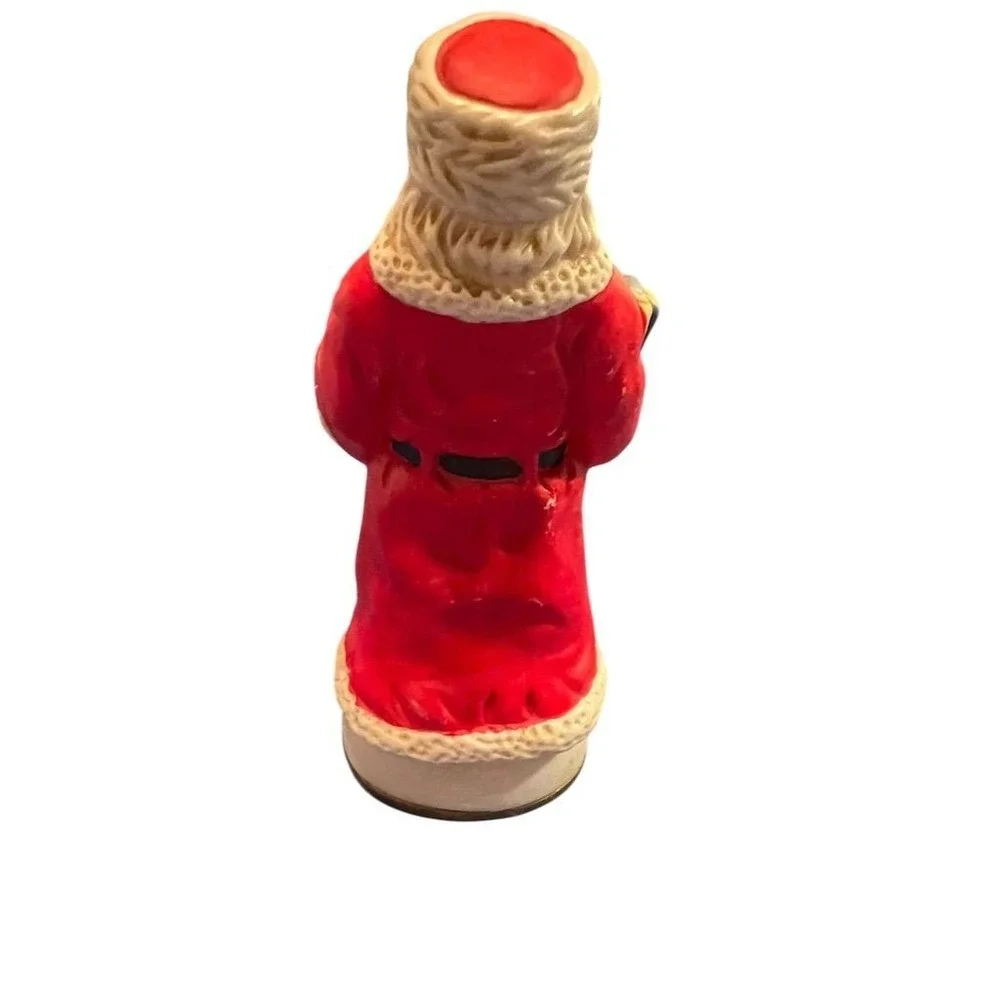 Vtg 1887 Hungary Santa Claus Figurine Hand-Painted Porcelain‎ Christmas Hudson